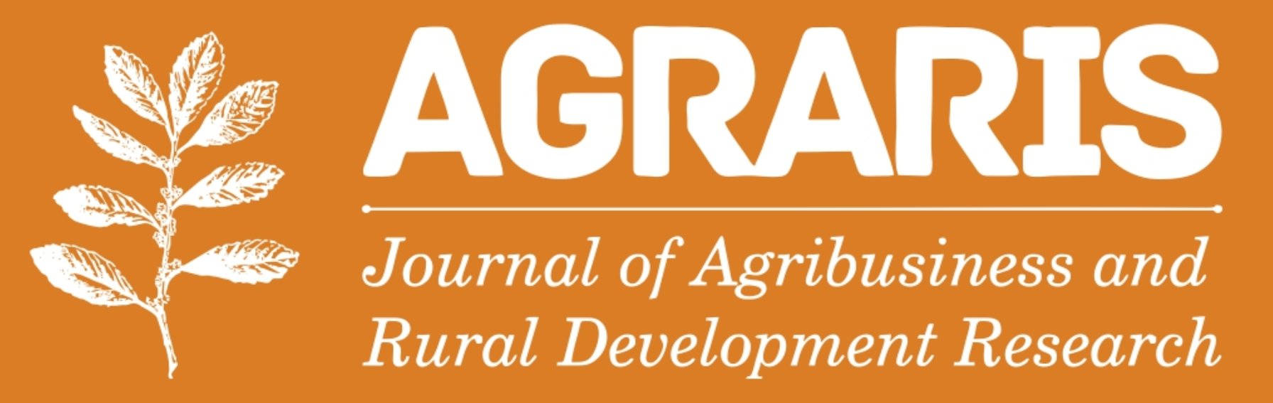 Agraris: Journal of Agribusiness and Rural Development